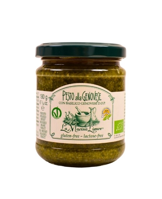 Organic pesto with basil - La Macina Ligure